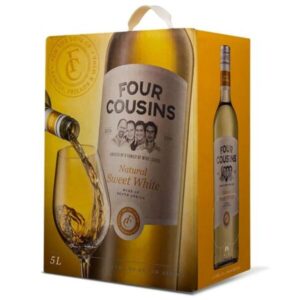 FOUR COUSINS SWEET WHITE 5LTR(8%)