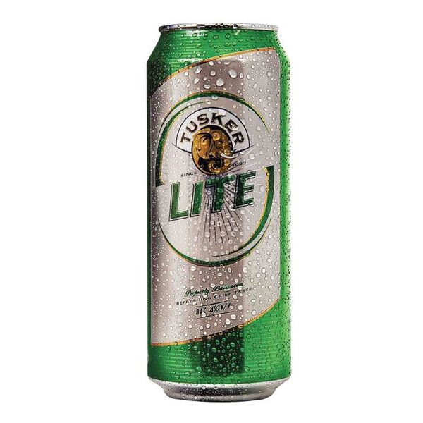 TUSKER LITE CAN 500ML(4%)