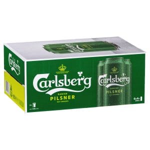 Carlsberg Danish Pilsner Can Beer 24 x 320ml