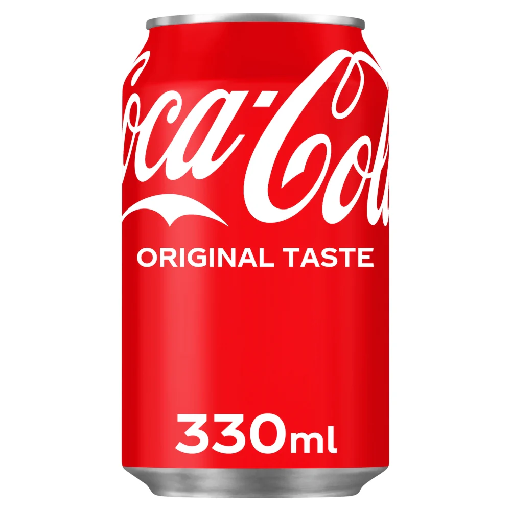 Original Coca Cola Soft Drink 330ml Can