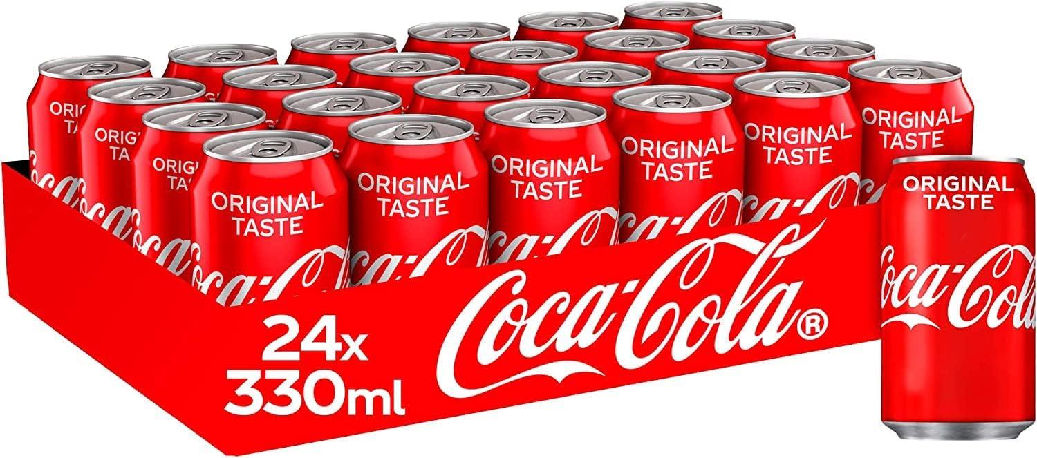Original Coca Cola Soft Drink 330ml Can
